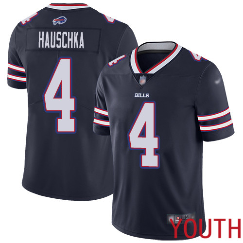 Youth Buffalo Bills #4 Stephen Hauschka Limited Navy Blue Inverted Legend NFL Jersey